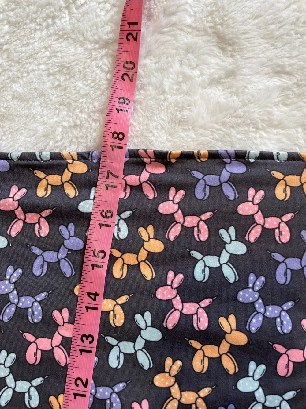 Boutique Dog Bandana with Colorful Balloon Dog Print